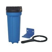 Фильтр синий Waterstry SL 1/2"-10" (0,6-8,8 бар, картридж PP 10 мкм, кронштейн, ключ) (NW-BR10F2-1/2")