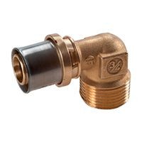 Угольник 90° GIACOMINI с нар. резьбой 1/2"x(20x2) "Мультипресс" (RM127Y037)