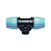 Тройник 90° с наружной резьбой D32 / Rp3/4 / D32 PN16PPE Unidelta (1010032003)